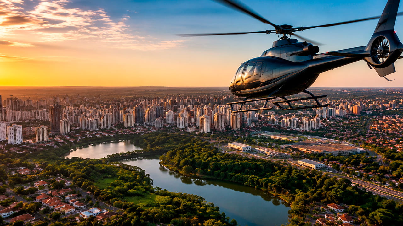 Passeio de Helicóptero em Ribeirão Preto