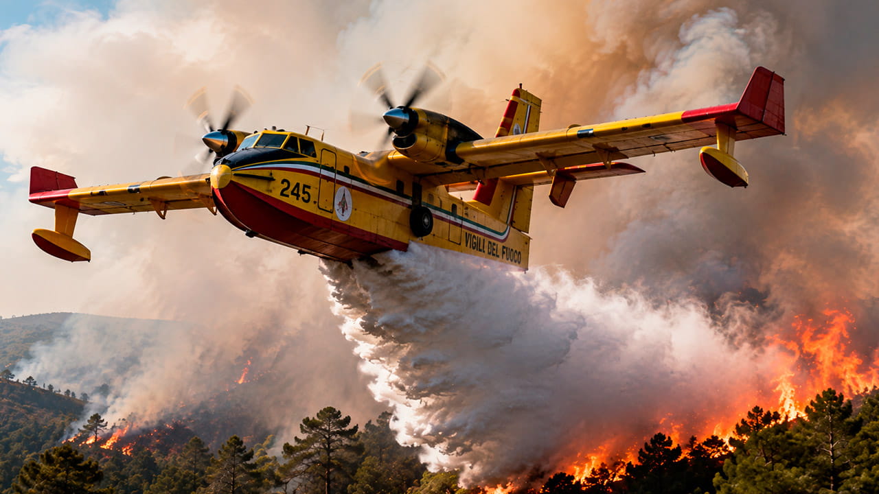 Aeronaves para combate a incêndios